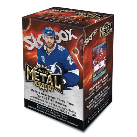 2021/22 upper deck skybox metal universe hockey hobby box|metal universe hockey 2021 22.